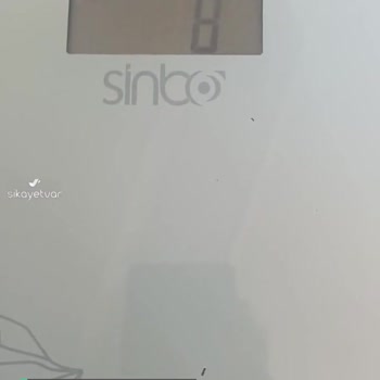 Sinbo SBS 4418 Baskül Error Veriyor!