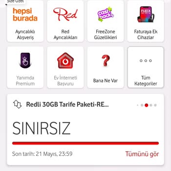 Vodafone Red 30GB Sınırsız Paketi Beklentimi Karşılamadı