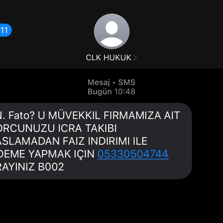 Sahte Ürün Siparişi İddiasıyla Haksız İcra Takibi Ve Tehdit İçerikli Mesaj