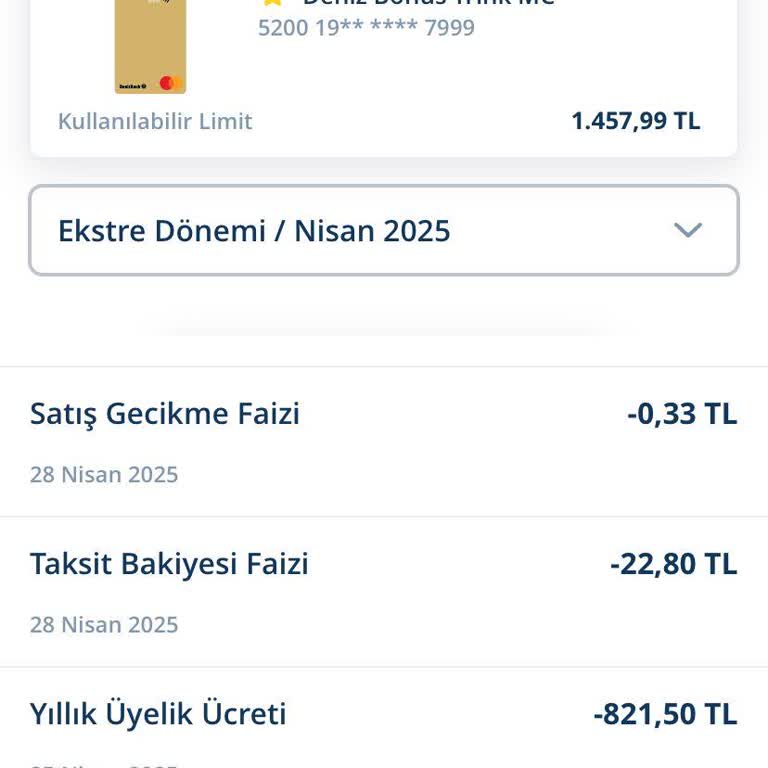 Yıllık Kart Ücreti Haksız Şartlarla Tahsil Edildi