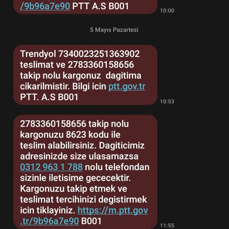 PTT Kargom Kapı Önüne Bırakıldı, Müşteri Hizmetleri İlgisiz