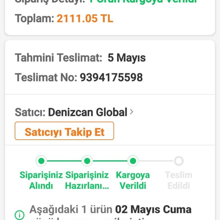 Siparişim Beş Gündür Kargoya Teslim Edilmedi, Mağdurum!