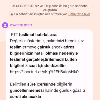 PTT Adına Gelen Şüpheli Mesajlar Hakkında Endişe