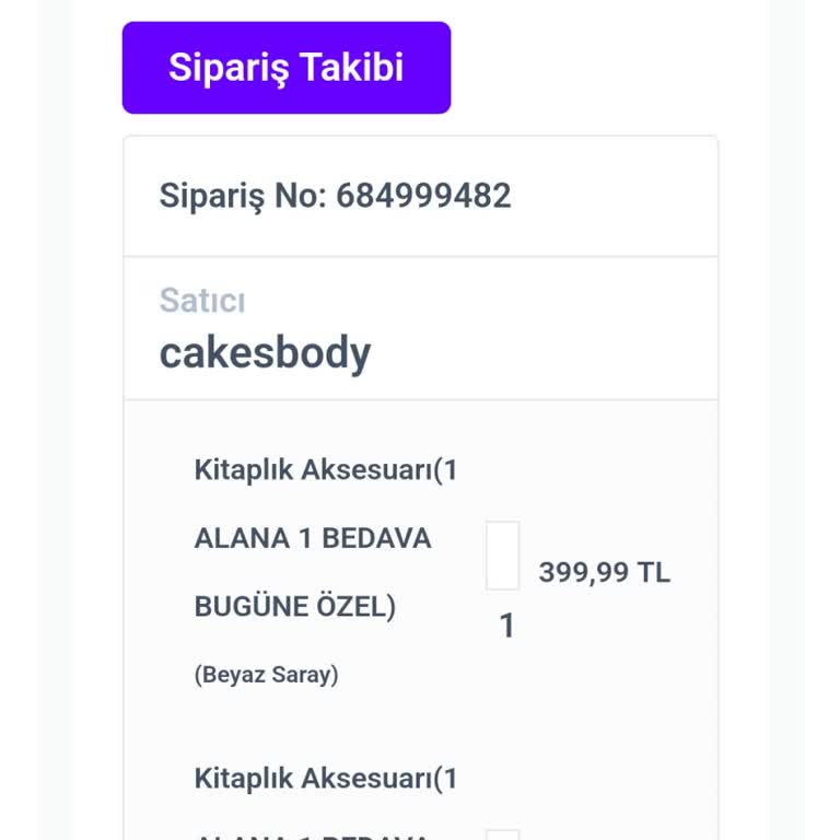 Siparişimin Teslim Edilmemesi Ve İletişim Sorunu Yaşıyorum