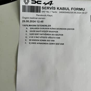 Renault Megane'da Süregelen Arızalar Ve Servis Çözümsüzlüğü