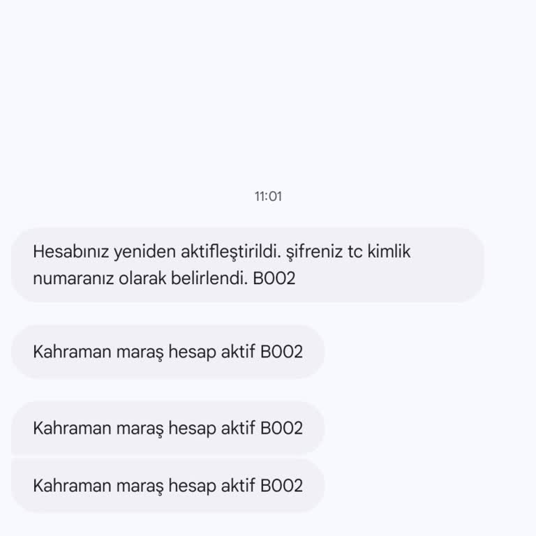 Haberim Olmadan Hesabım Açıldı Ve Güvenlik Endişesi Yaşıyorum
