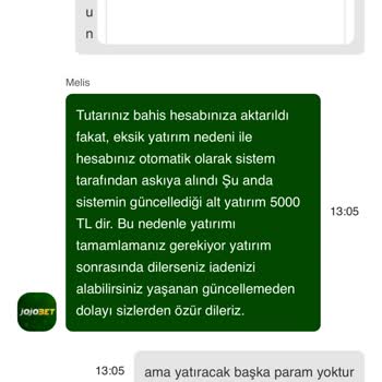 Yatırılan Paranın Hesaba Geçmemesi Ve Tekrar Para Yatırma Talebi