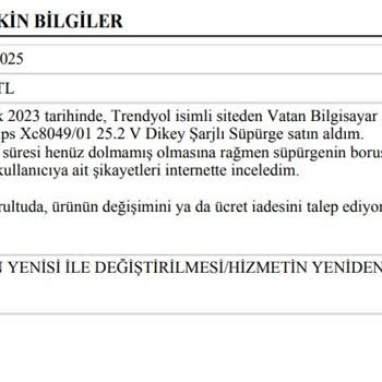 Philips Süpürge Borusu Garanti Süresi Dolmadan Kırıldı Kronik Sorun Olabilir