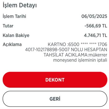Hesabımdan İzinsiz Para Çekiliyor Güvenim Sarsıldı