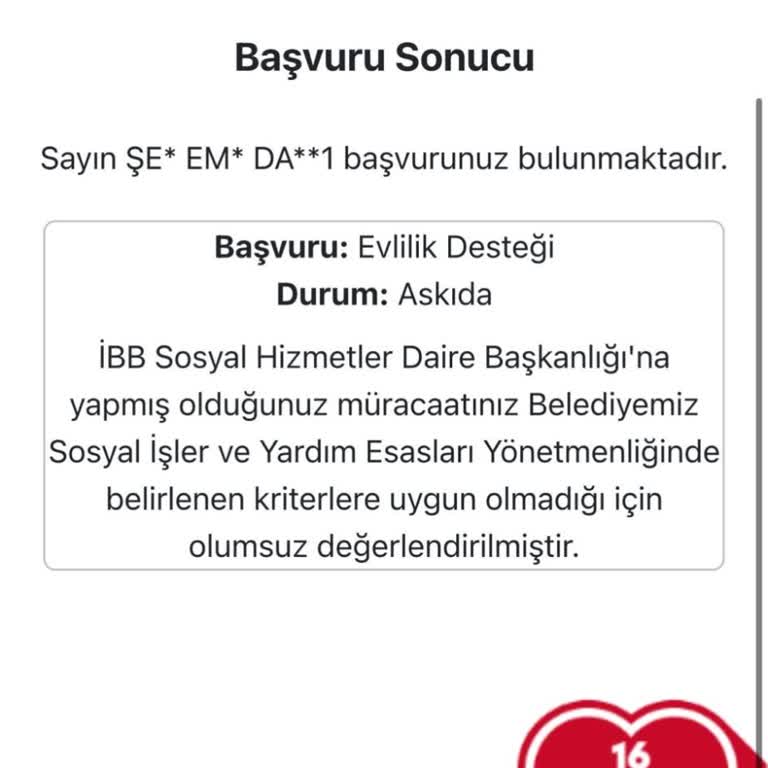 İBB Evlilik Desteği Başvurumuz Haksız Şekilde Reddedildi