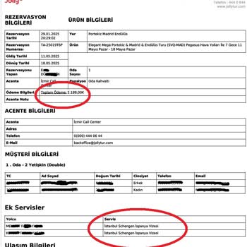 Jolly Tur Vize Sürecindeki Hatalar Nedeniyle Mağduriyet Yaşadım