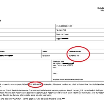 Jolly Tur Vize Sürecindeki Hatalar Nedeniyle Mağduriyet Yaşadım
