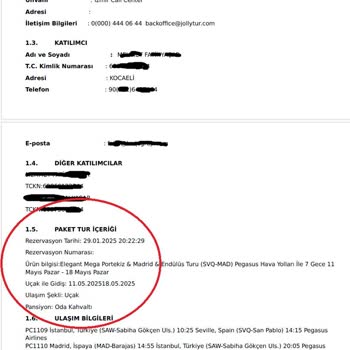 Jolly Tur Vize Sürecindeki Hatalar Nedeniyle Mağduriyet Yaşadım