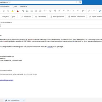 İade Edilen Ürünün Ücretini Geri Ödemiyorlar, İletişime Geçilmiyor