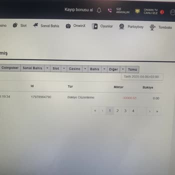 Kazandığım Bakiyenin Haber Verilmeden Silinmesi