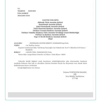 İcra Borcu Kapatılmasına Rağmen Hesaptaki Bloke Kaldırılmıyor