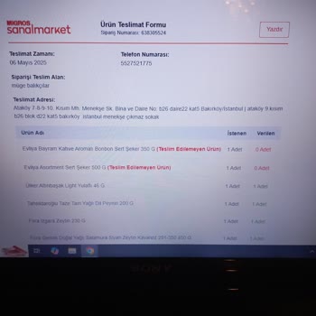 Migros Sanal Alışverişte Alternatif Ürün Problemi Ve İletişimsizlik