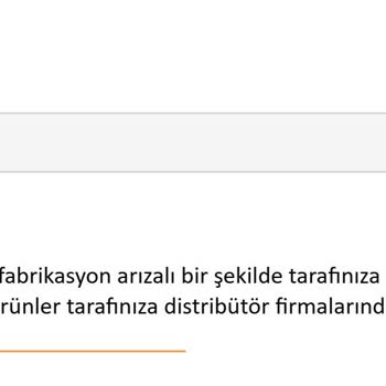 Sorunlu Ürün İçin İade Talebim Reddedildi, Maillerime Cevap Verilmiyor