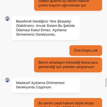 Satış Sonrası Hesabımda Bloke Edilen Paramın İadesini Talep Ediyorum