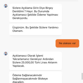 Satış Sonrası Hesabımda Bloke Edilen Paramın İadesini Talep Ediyorum