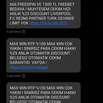 Vaycasino Sürekli Gelen Rahatsız Edici SMS Mesajları