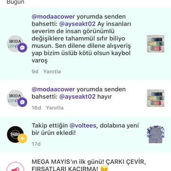 Satıcıdan Hakaret Ve Yorum Silme Mağduriyeti