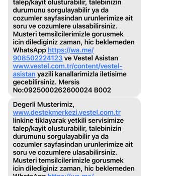 Vestel Buzdolabı Bir Yılda Arızalar Ve İlgisiz Servisle Hayal Kırıklığı Yaşattı
