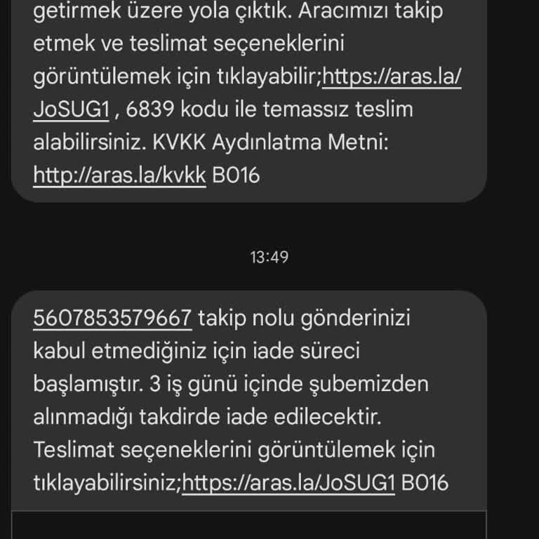 Teslim Edilmeyen Kargo İçin Yanıltıcı İade Ve İletişimsizlik Mağduriyeti