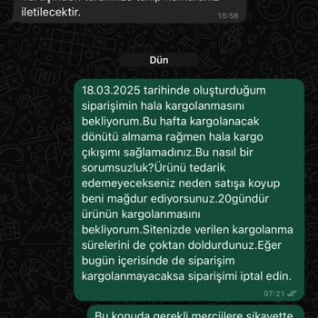 Siparişim 20 Gündür Kargolanmadı, Müşteri Hizmetleri Tamamen İlgisiz