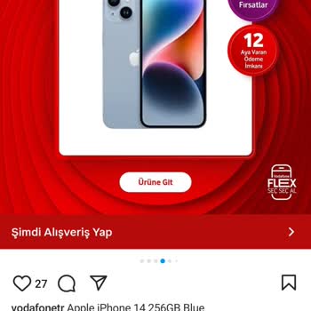Vodafone Instagram Reklamında İphone 14 Taksit Vaadi Gerçeği Yansıtmıyor