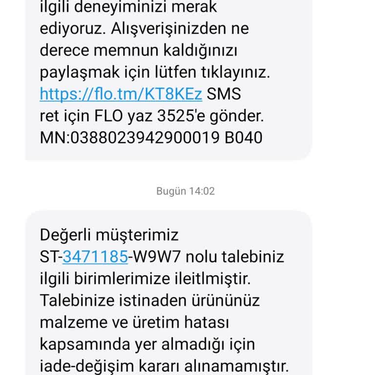 FLO'dan Aldığım Ayakkabının İadesi Kabul Edilmedi, Mağdur Oldum