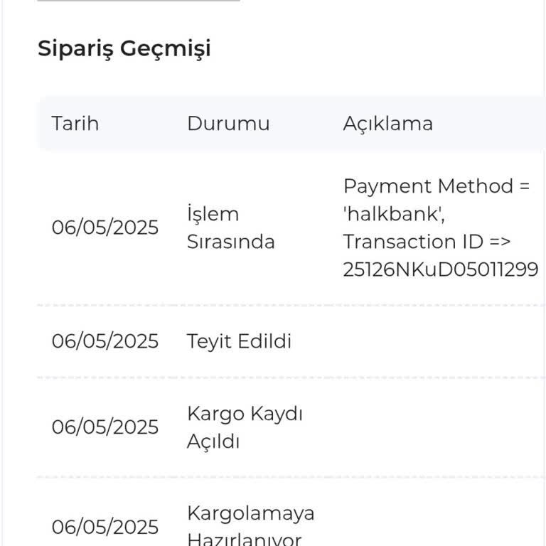 Sipariş İptali Talebime Rağmen Destek Alamadım