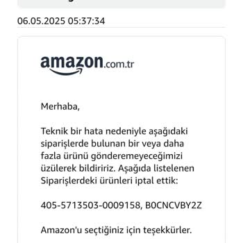 Siparişlerim Onaylandıktan Sonra İptal Edildi Gerekçeler Tutarsız