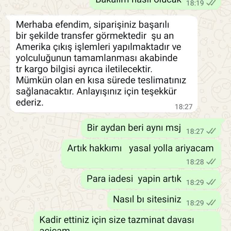 Kargoda Kaybolan Ürün İçin İade Talebim Sonuçsuz Kaldı