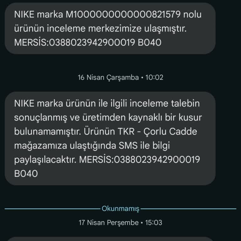 Nike Air Ayakkabının İçten Gelen Sesine Çözüm Bulunmadı, Mağdurum