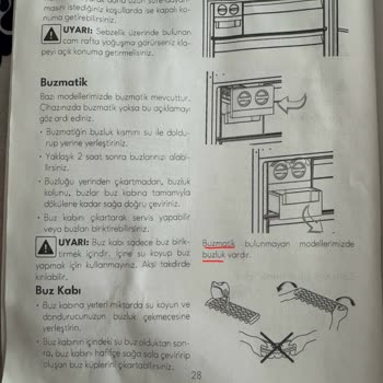 Buzmatik Özelliği Hakkında Bilgilendirme Eksikliği Ve Ürün Memnuniyetsizliği