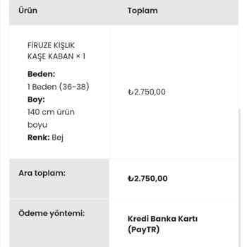 Kumaş Hatalı Kaban Ve İade Sürecinde Hayal Kırıklığı