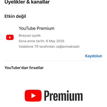 Vodafone Youtube Premium Aboneliğim Aktifleşmiyor, Müşteri Hizmetleri Sorunu Çözemiyor