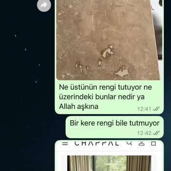 Chappal Mobilyadan Defolu Ürün Ve İlgisizlik Mağduriyeti