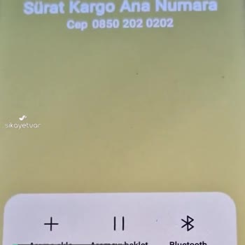 Sürat Kargo Televizyonumu Kırık Getirdi