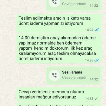 Araç Kiralama Sürecinde Yaşanan Mağduriyet Ve Güven Sorunu