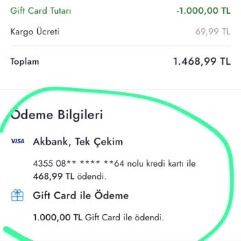 Çekilen Tutar İadesi Ve Sipariş Sorunu Çözülemiyor