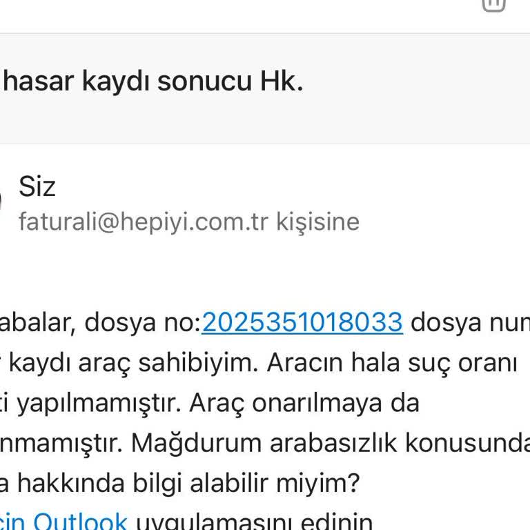 11 Gündür Sonuçlanmayan Hasar Kaydı Ve İletişim Sorunu