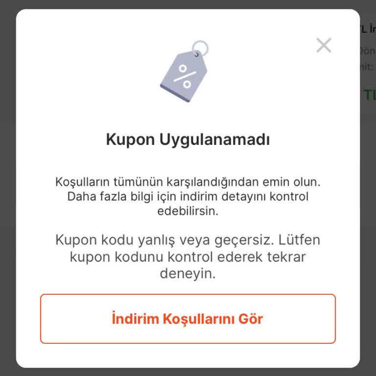 Kazandığım Migros Yemek Kuponu Kullanılamıyor