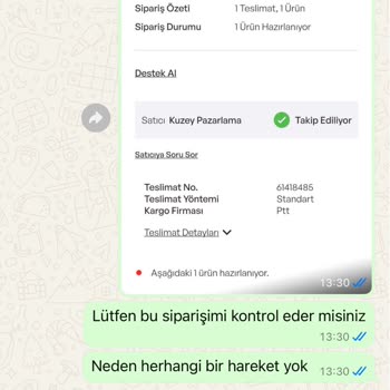 Siparişim Teslim Edilmedi, Para İadem Yapılmadı