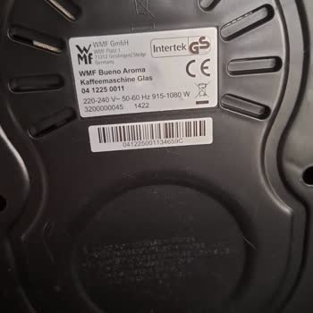 Glaskanne der WMF Bueno Filterkaffeemaschine zerbrochen – seit einem Monat kein Ersatzteil erhältlich