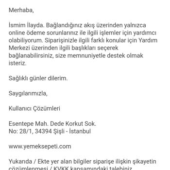 İptal Edilen Siparişin Ücret İadesi Yapılmıyor, Destek Ekibi Yardımcı Olmuyor