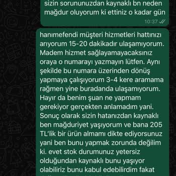 Siparişim Gönderilmiyor, Stok Sorunu Ve İletişimsizlik Mağduriyeti