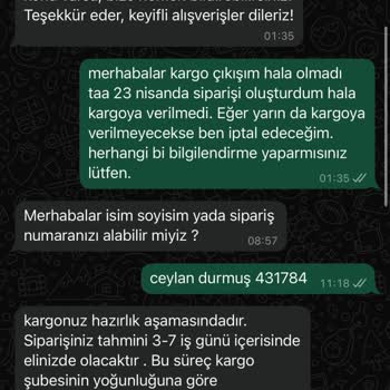 Siparişim Gönderilmiyor, Stok Sorunu Ve İletişimsizlik Mağduriyeti