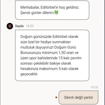 Doğum Günü Bonusunda Değişen Şartlar Nedeniyle Mağduriyet